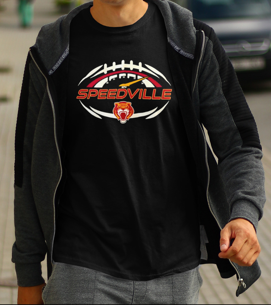 Speedville Stewartville Tigers Football High Energy Tigers T-Shirt