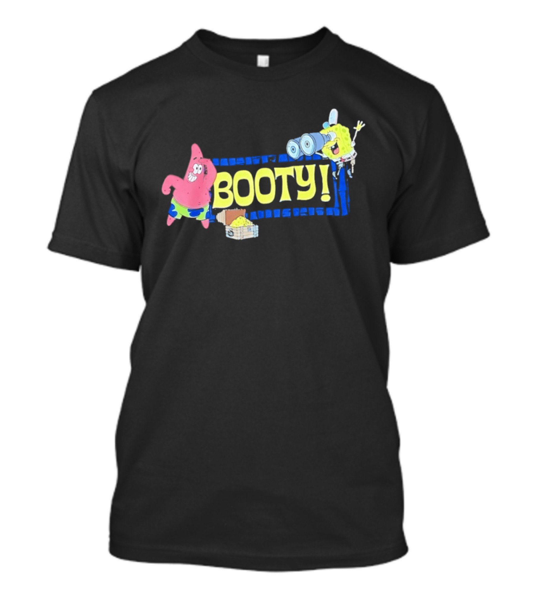 Sponge And Patrick Star Booty Treasure Hunt Adventure T-Shirt
