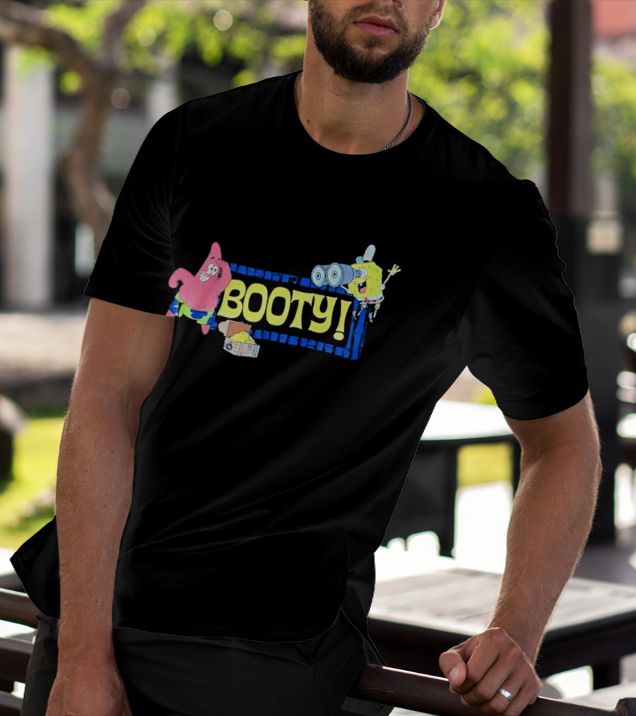 Sponge And Patrick Star Booty Treasure Hunt Adventure T-Shirt