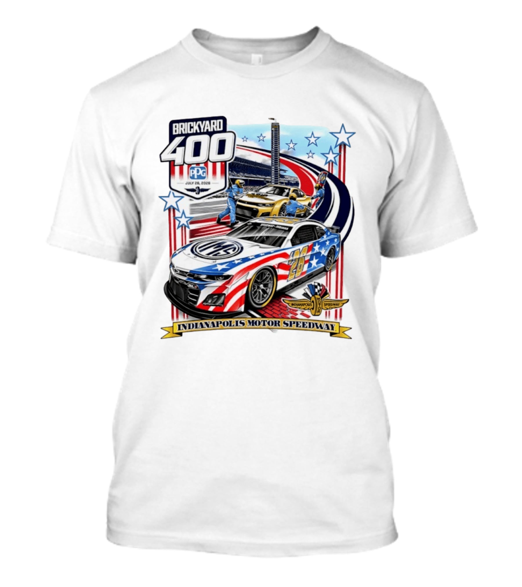 Brickyard 400 July 26 2026 PPG Indianapolis Motor Speedway Racing Event T-Shirt