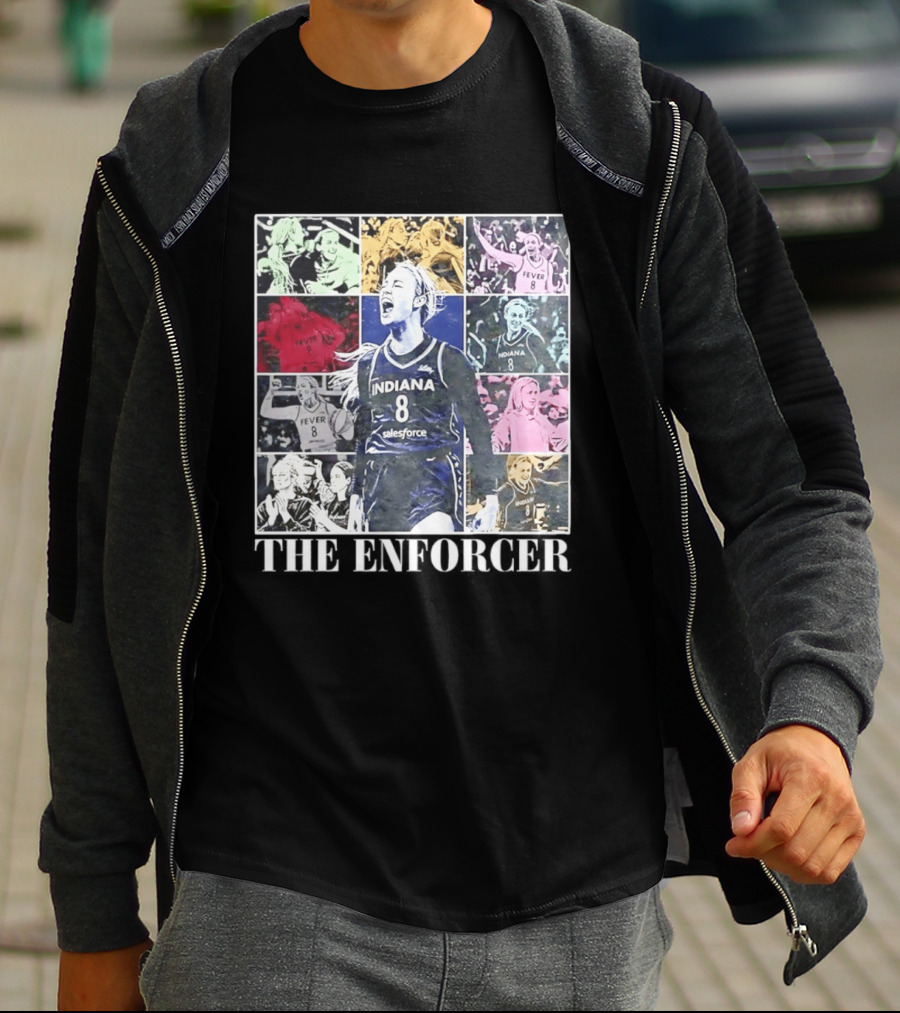 The Enforcer Indiana Fever 8 Indiana Fever Salesforce Sophie Cunningham T-Shirt