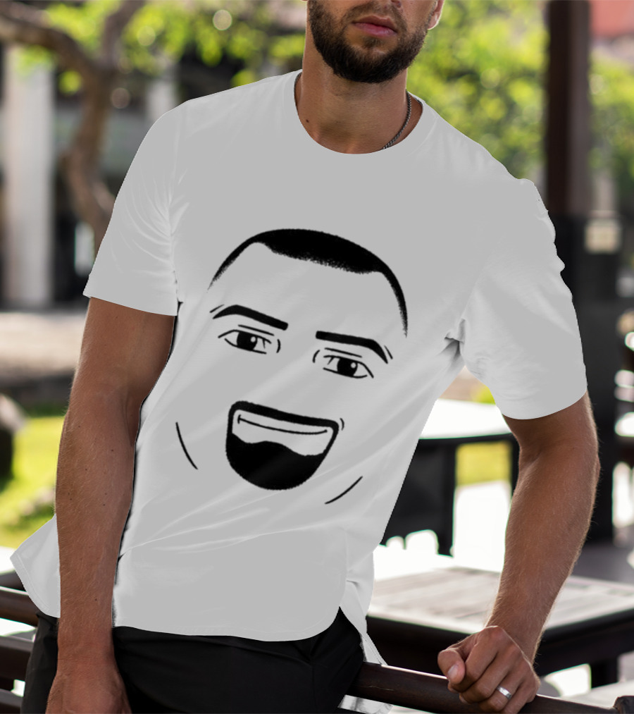 Aldoswag Roblaldo Smiling Face Drawing T-Shirt