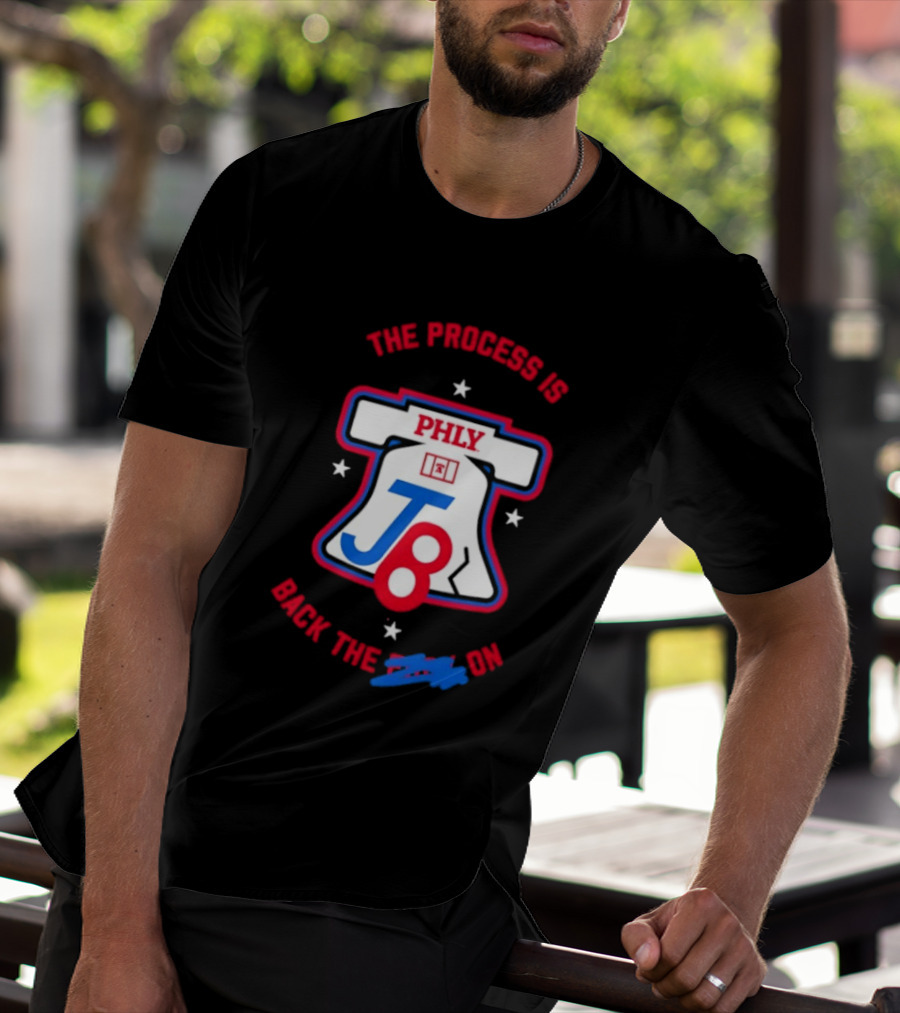 PHLY The Process Is Back Jalen Brunson Philadelphia 76ers T-Shirt