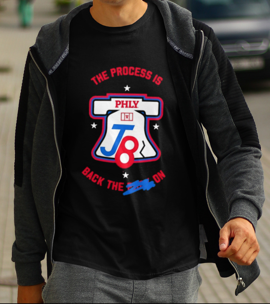 PHLY The Process Is Back Jalen Brunson Philadelphia 76ers T-Shirt