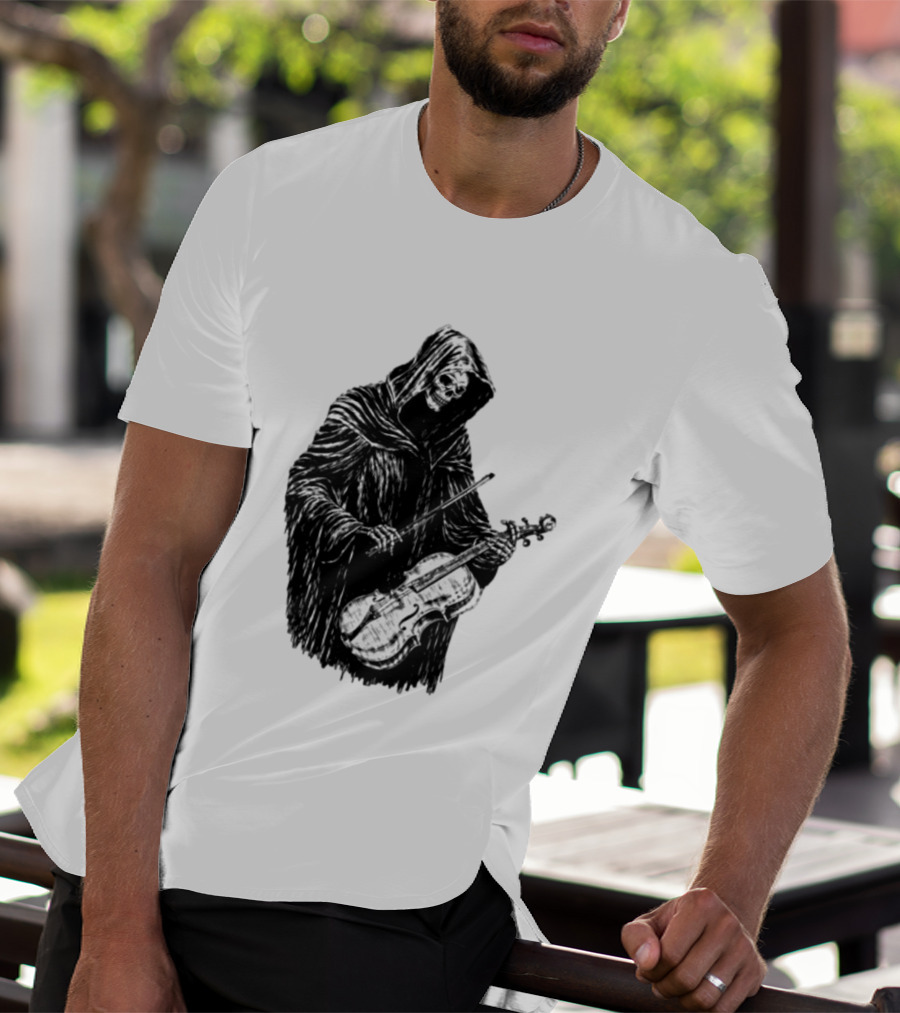 Avenged Sevenfold A7X North American Tour 2026 At Peace Tour Dates Grim Reaper Playing Violin T-Shirt