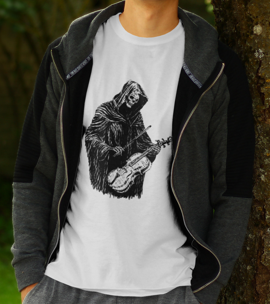 Avenged Sevenfold A7X North American Tour 2026 At Peace Tour Dates Grim Reaper Playing Violin T-Shirt