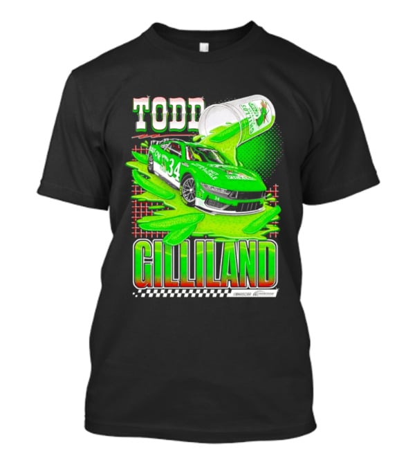 Todd Gilliland NASCAR 34 Pickle Juice Racing Car Victory 2026 T-Shirt