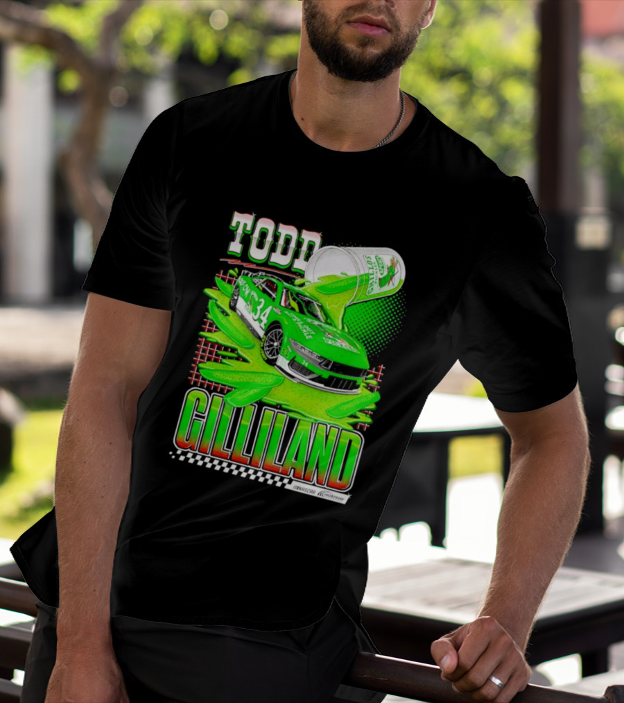 Todd Gilliland NASCAR 34 Pickle Juice Racing Car Victory 2026 T-Shirt