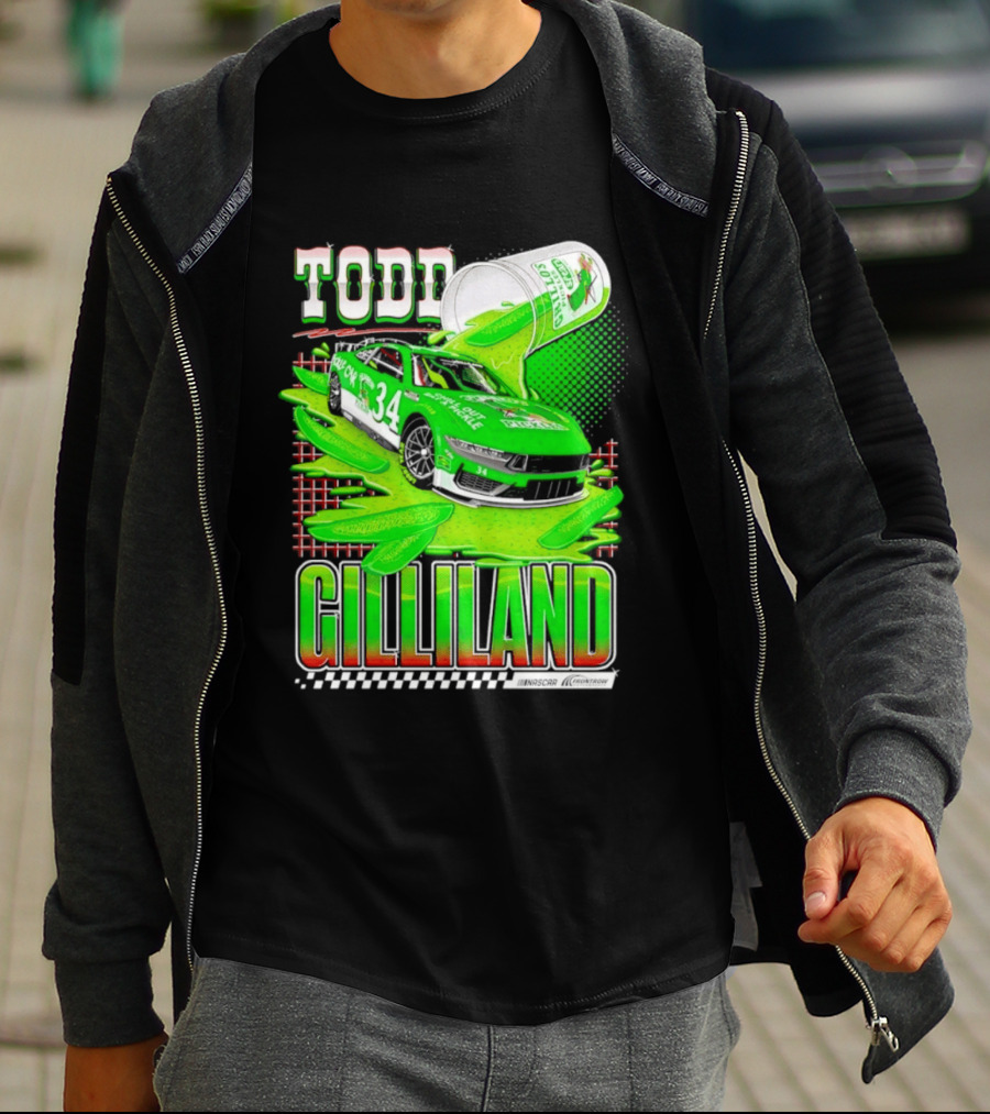 Todd Gilliland NASCAR 34 Pickle Juice Racing Car Victory 2026 T-Shirt
