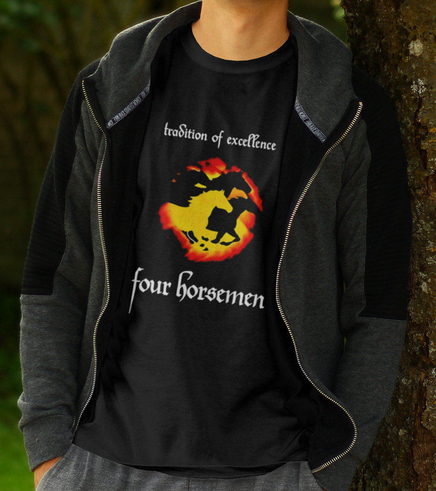 Tradition Of Excellence Four Horsemen Fiery Horse T-Shirt