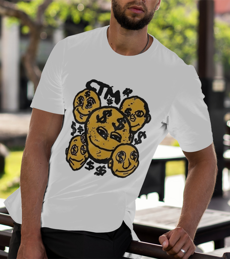 CTM Money Faces Dollar Sign Expressions T-Shirt