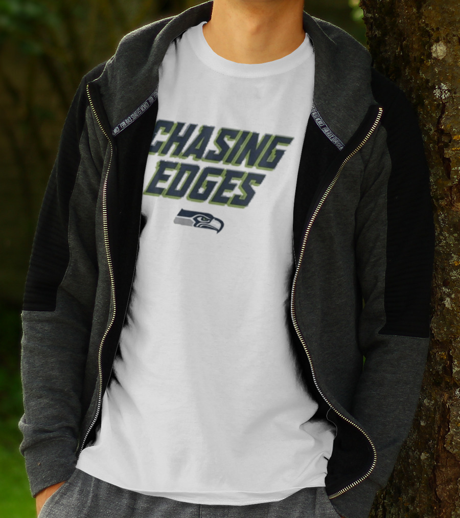 Chasing Edges Seattle Football Team Hawk T-Shirt