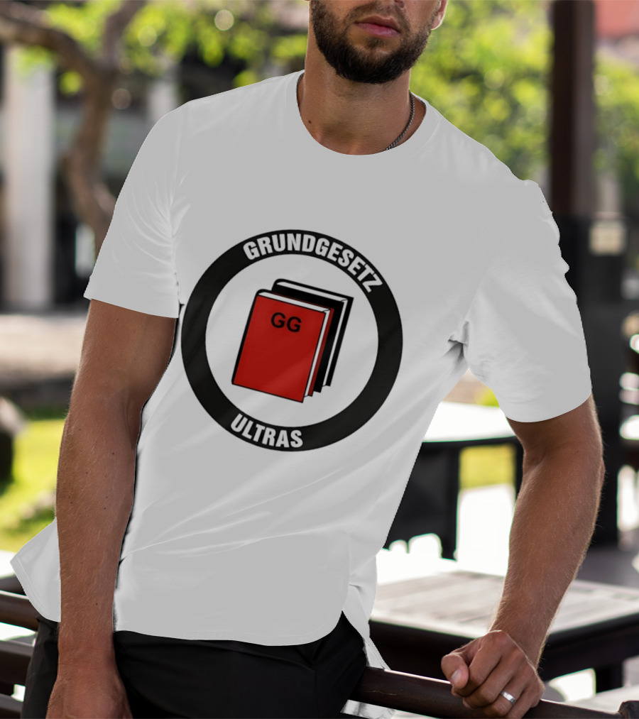 Grundgesetz Ultras GG Book Emblem German Constitution T-Shirt