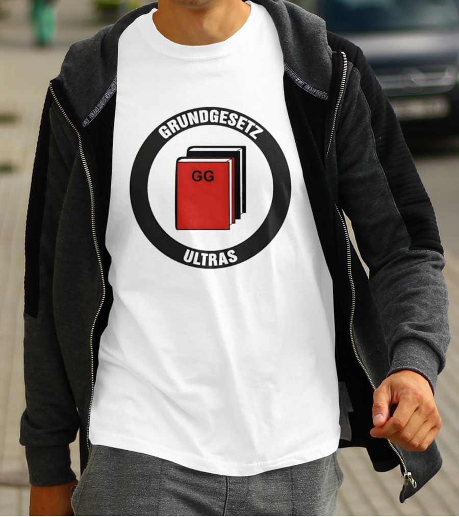 Grundgesetz Ultras GG Book Emblem German Constitution T-Shirt