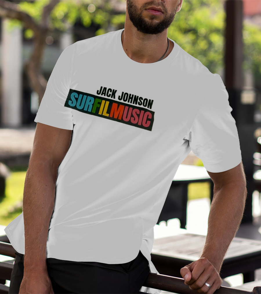 Jack Johnson Surfilmusic Tour 2026 Colorful T-Shirt