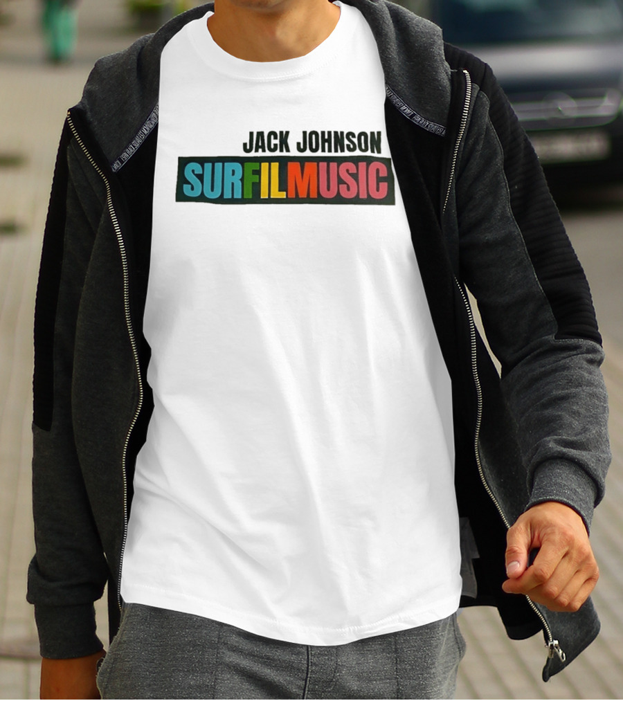 Jack Johnson Surfilmusic Tour 2026 Colorful T-Shirt