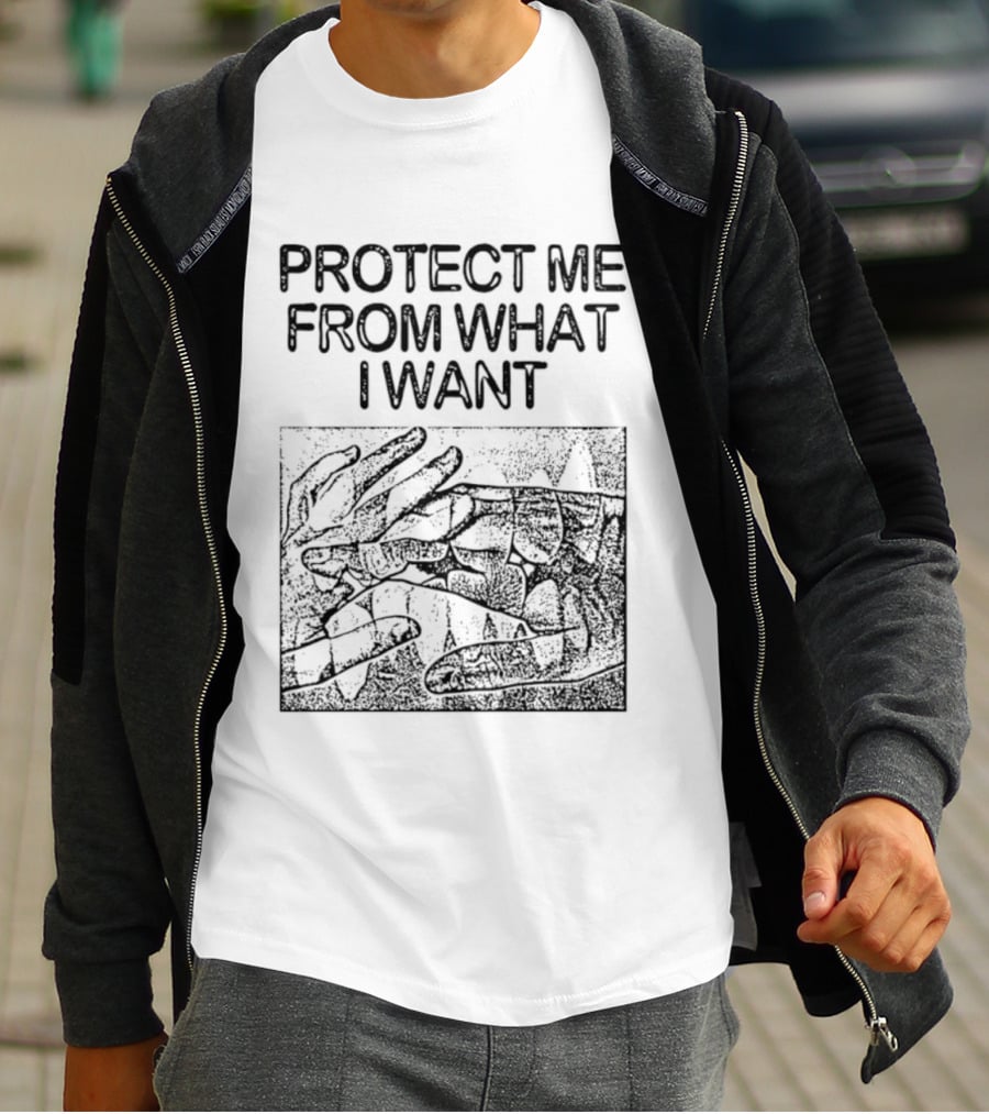 Protect Me From What I Want Jenny Holzer Text And Abstract T-Shirt