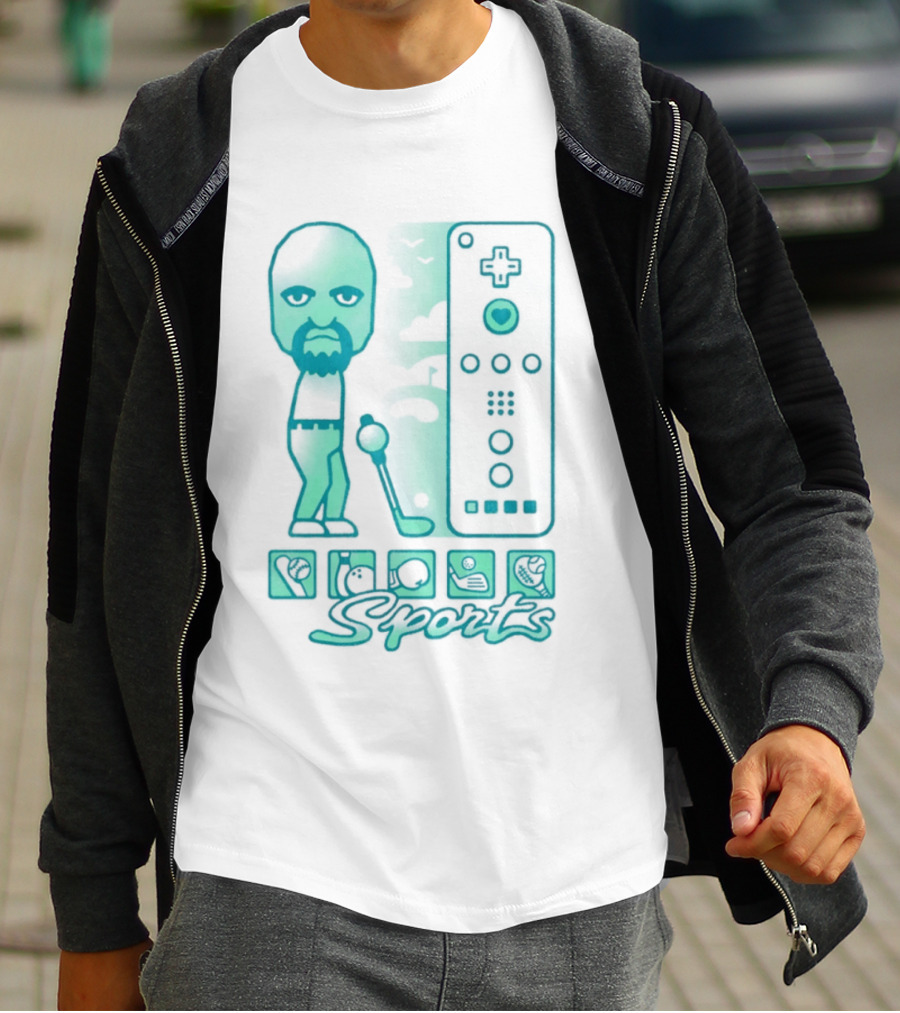 Wii Sports Matt Iconic Character Mii Brawler Bowling Champion T-Shirt