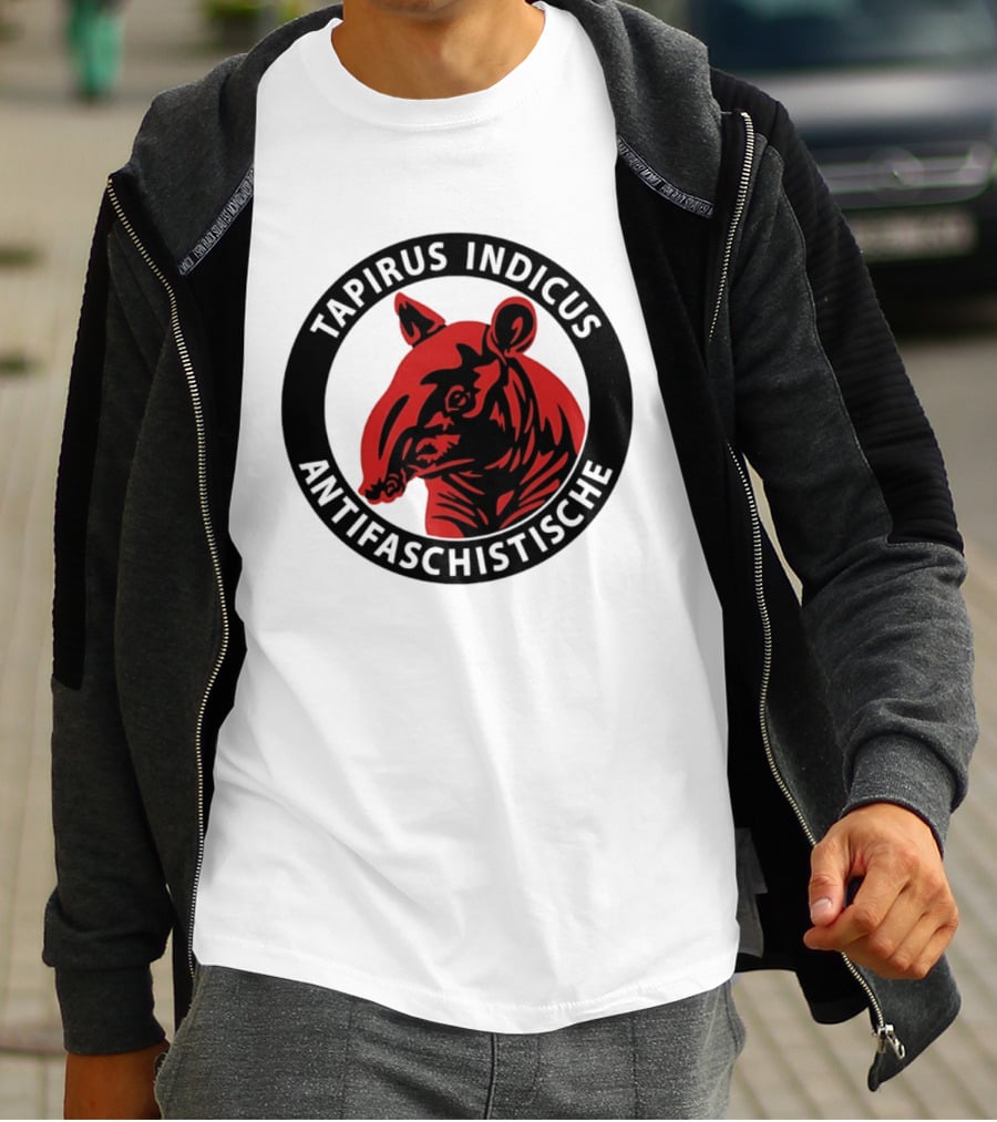 Tapirus Indicus Antifaschistische Antifa T-Shirt