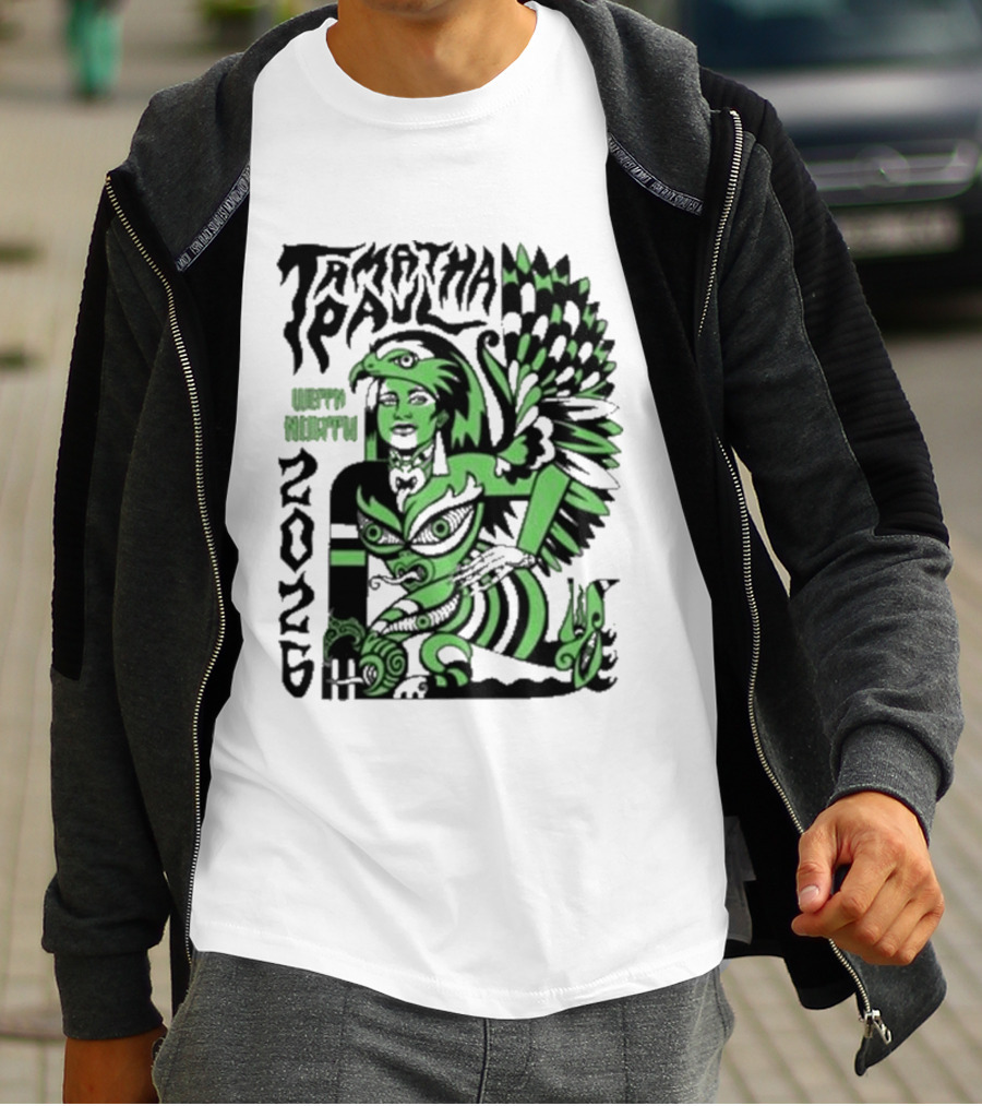 Xoe Hall X Tamatha Paul 2026 Te Atatu Whero Kakapo T-Shirt