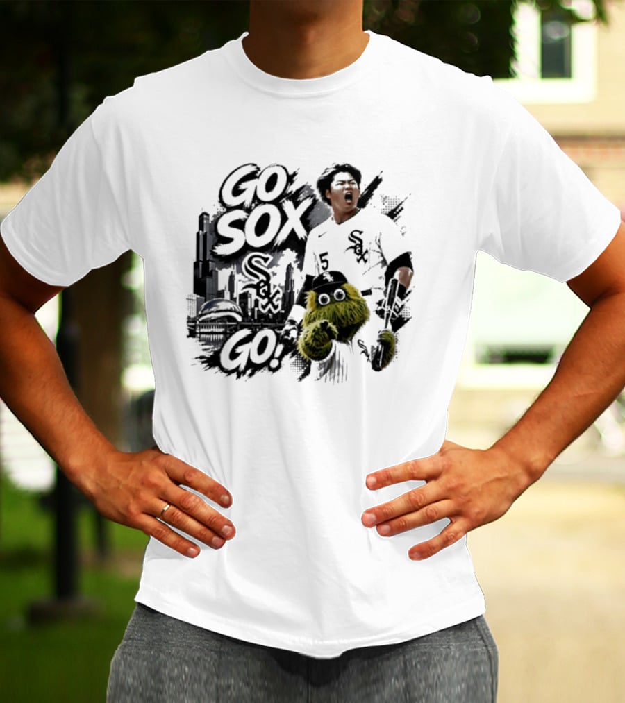 Yoshinobu Yamamoto Number 15 Chicago White Sox Go Sox Go T-Shirt