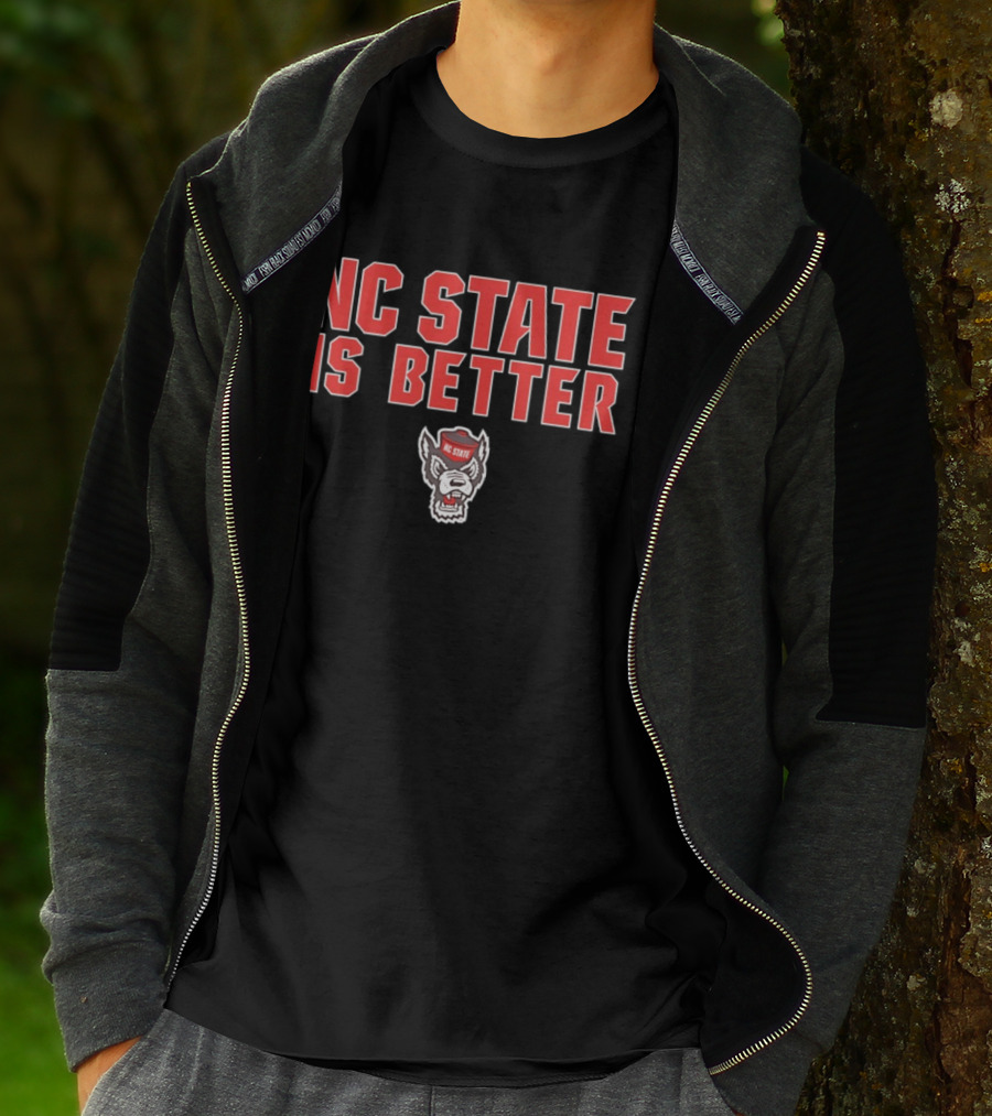 NC State Is Better Wolfpack Red T-Shirt