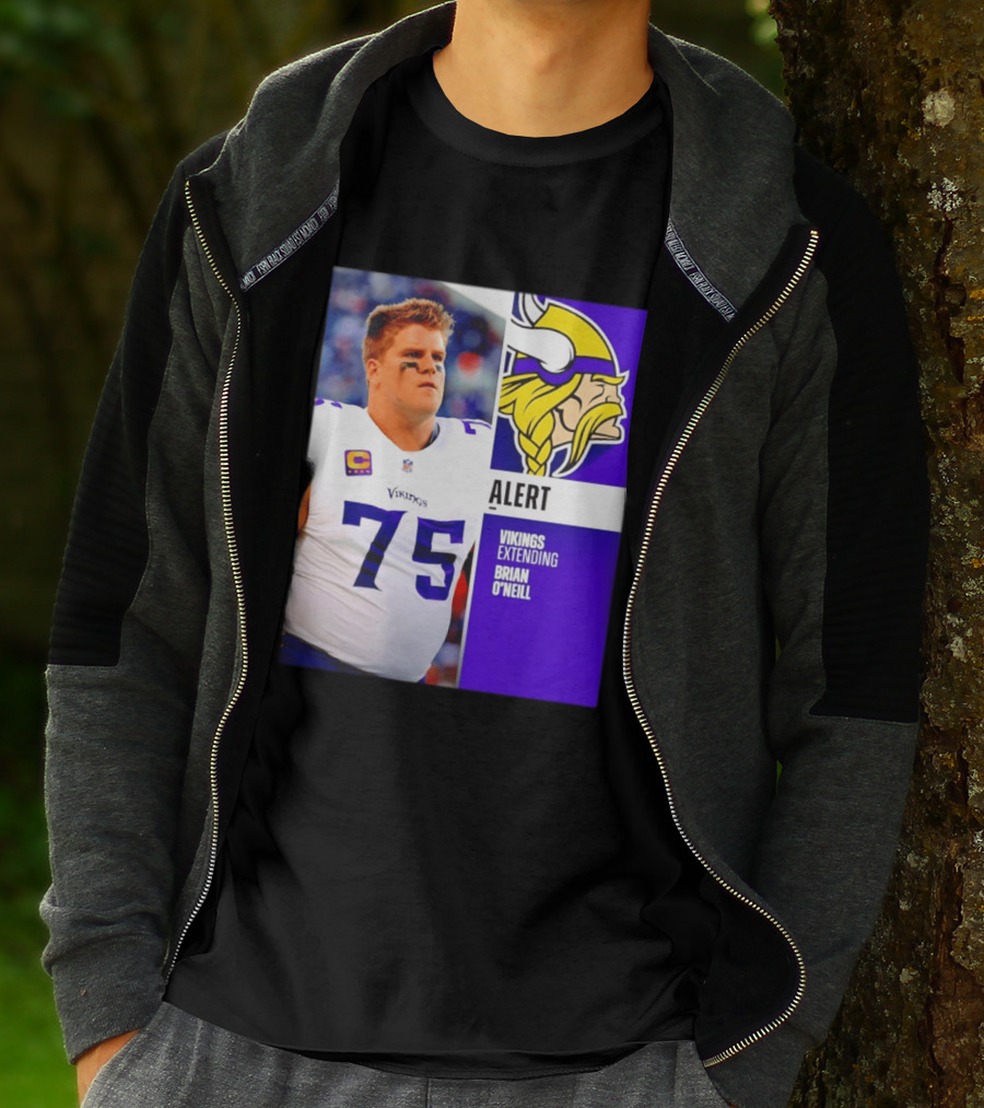 Alert Vikings Extending Brian O'Neill 75 T-Shirt