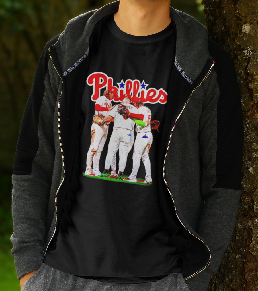 Bryce Harper Alec Bohm Edmundo Sosa Bryson Stott Philadelphia Phillies Team Unity T-Shirt
