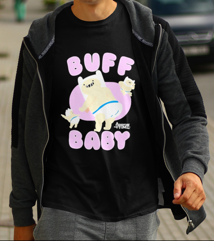 Buff Baby Adventure Time Finn The Human Dancing Babies T-Shirt