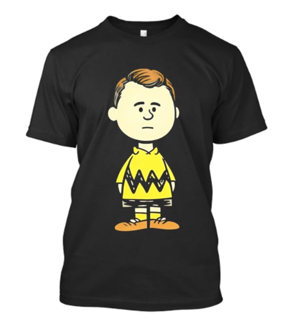 Charlie Brown Kirk Peanuts Style Character Fusion T-Shirt
