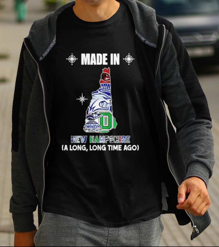 Made In New Hampshire Wildcats Dartmouth College Fisher Cats A Long Long Time Ago T-Shirt