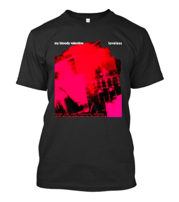 My Bloody Valentine Loveless Album Cover Classic Shoegaze Music Fan Favorite T-Shirt