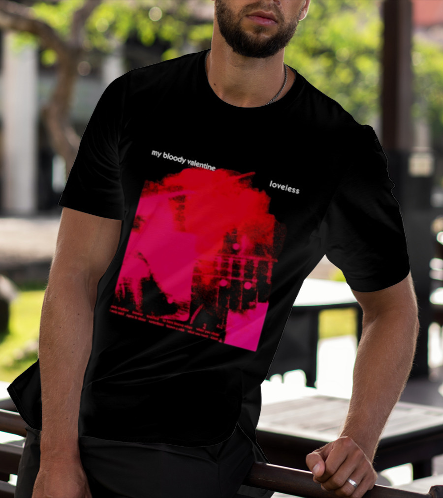 My Bloody Valentine Loveless Album Cover Classic Shoegaze Music Fan Favorite T-Shirt
