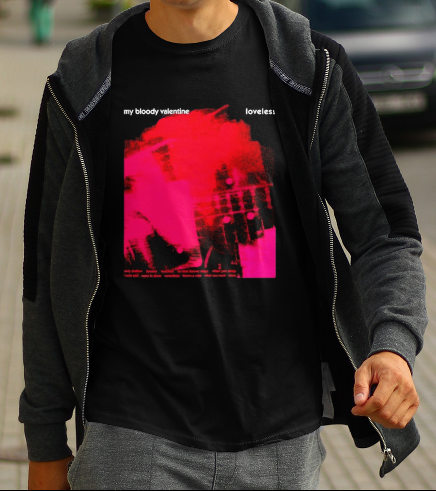 My Bloody Valentine Loveless Album Cover Classic Shoegaze Music Fan Favorite T-Shirt