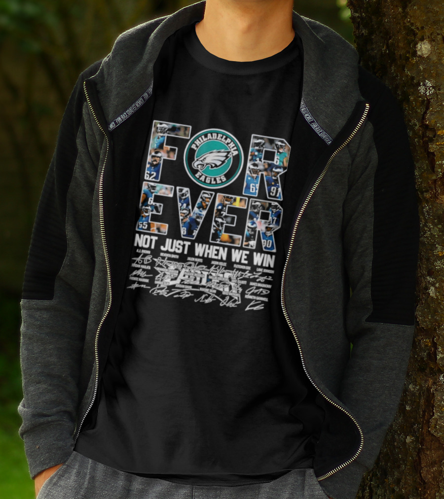 Forever Miami Dolphins Not Just When We Win Autographed T-Shirt