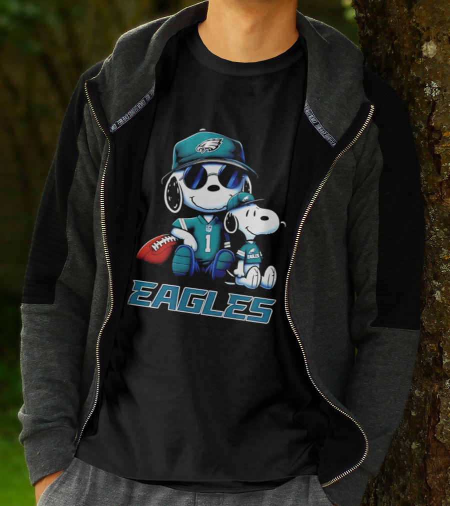 Snoopy Eagles Philadelphia Football 2026 T-Shirt