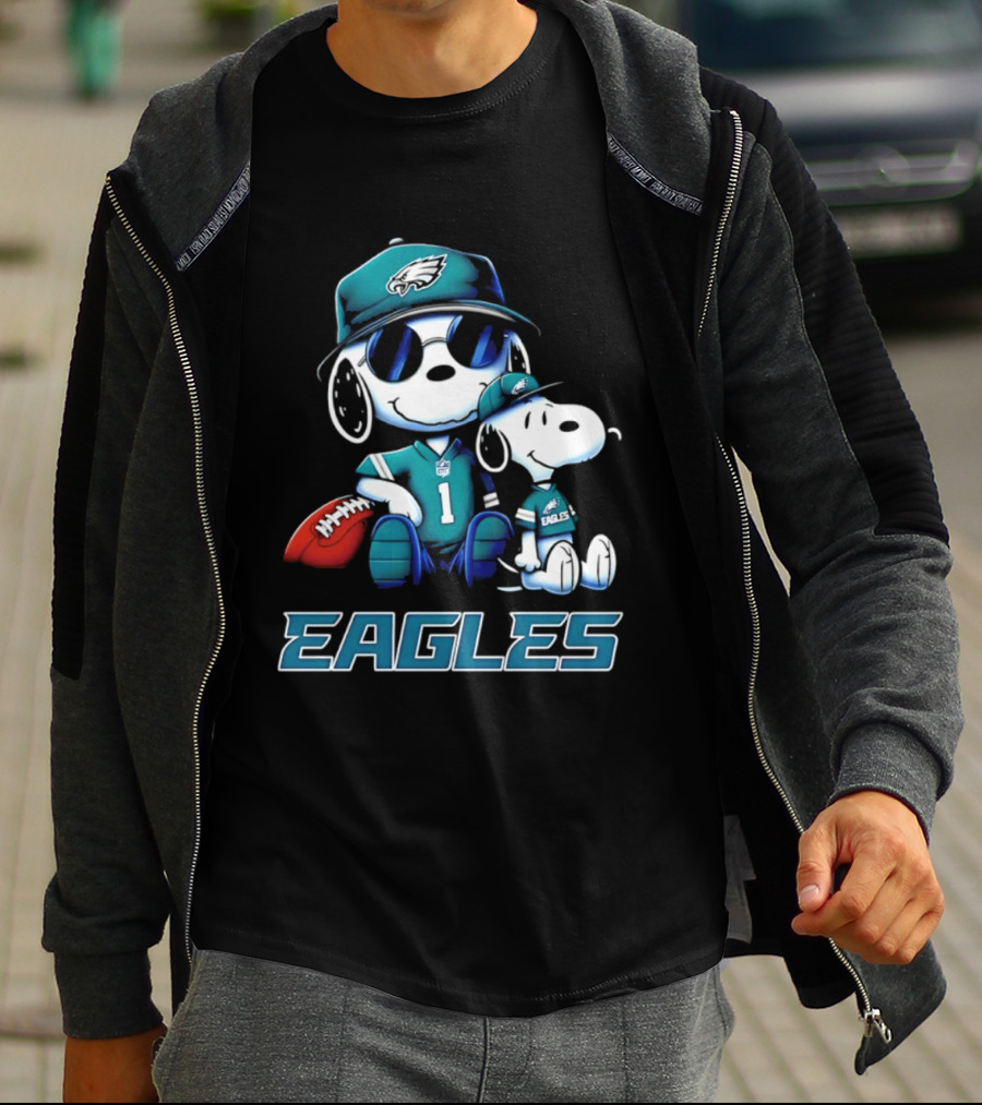 Snoopy Eagles Philadelphia Football 2026 T-Shirt