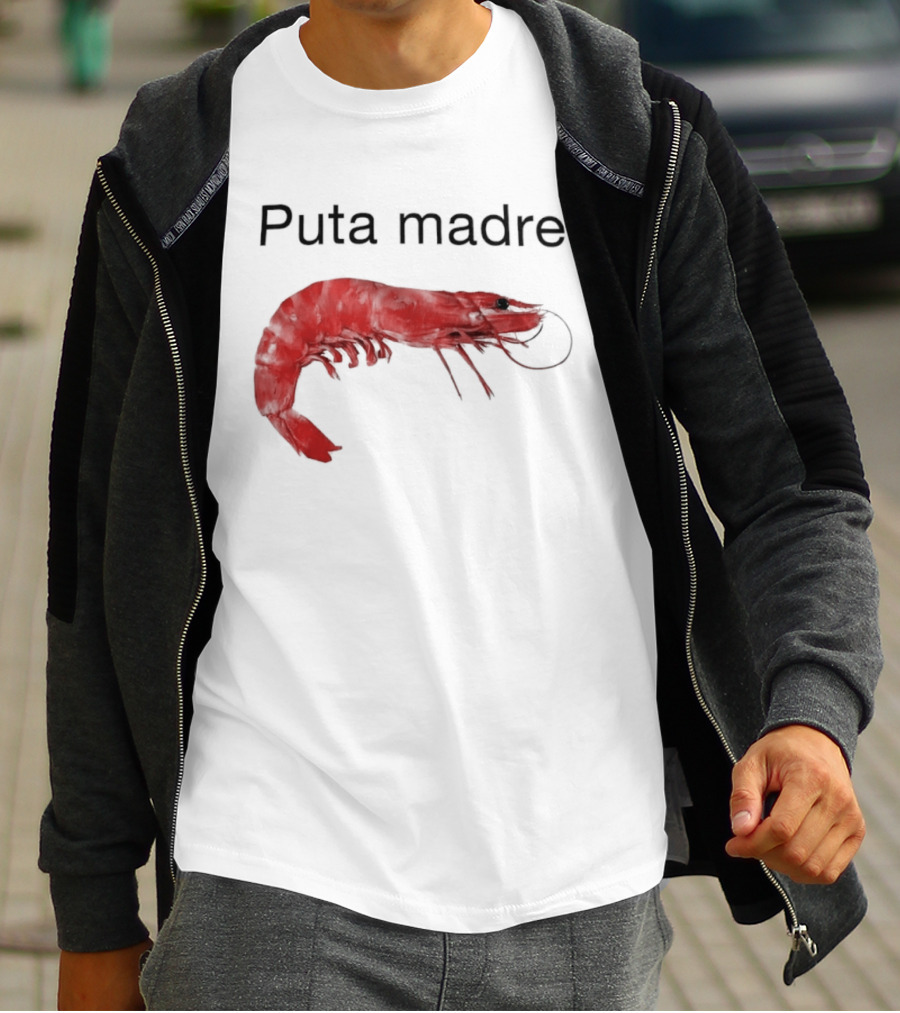 Puta Madre Red Shrimp T-Shirt
