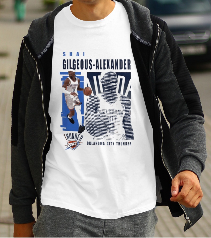 Shai Gilgeous Alexander Oklahoma City Thunder NBA Basketball Highlights 2026 T-Shirt