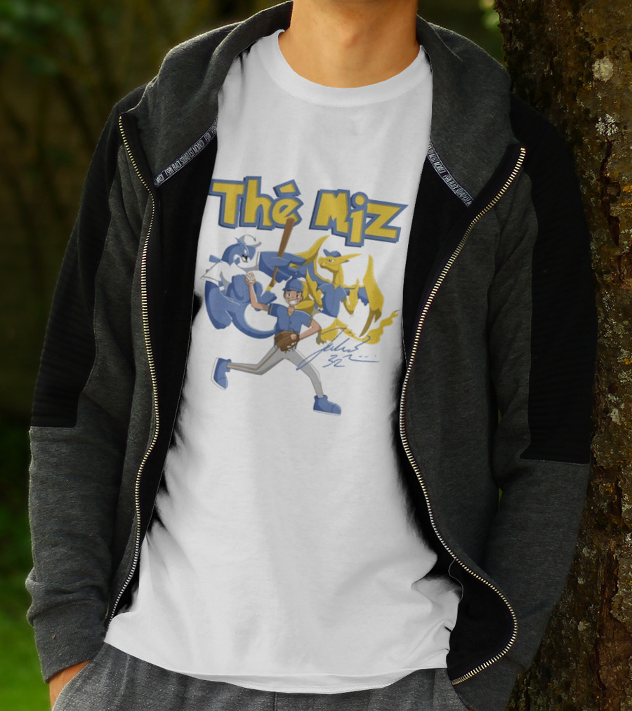 The Miz Milwaukee Brewers Pokemon Crossover Animated T-Shirt