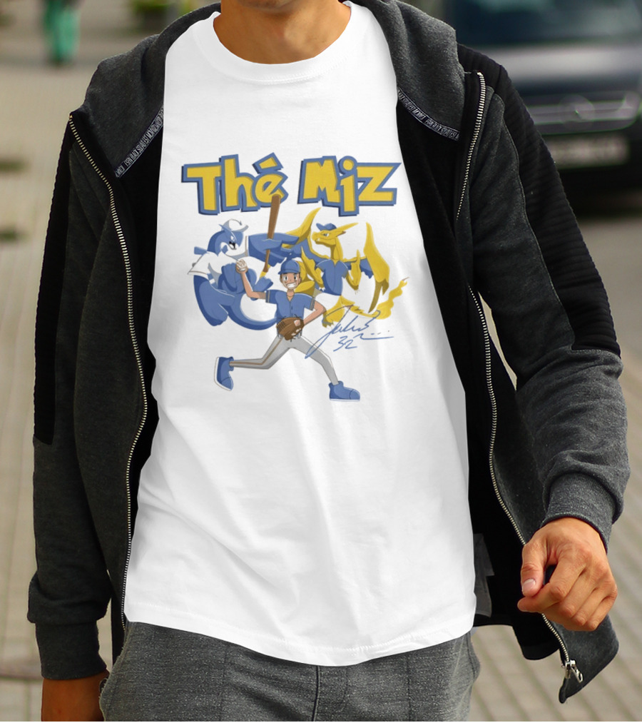The Miz Milwaukee Brewers Pokemon Crossover Animated T-Shirt