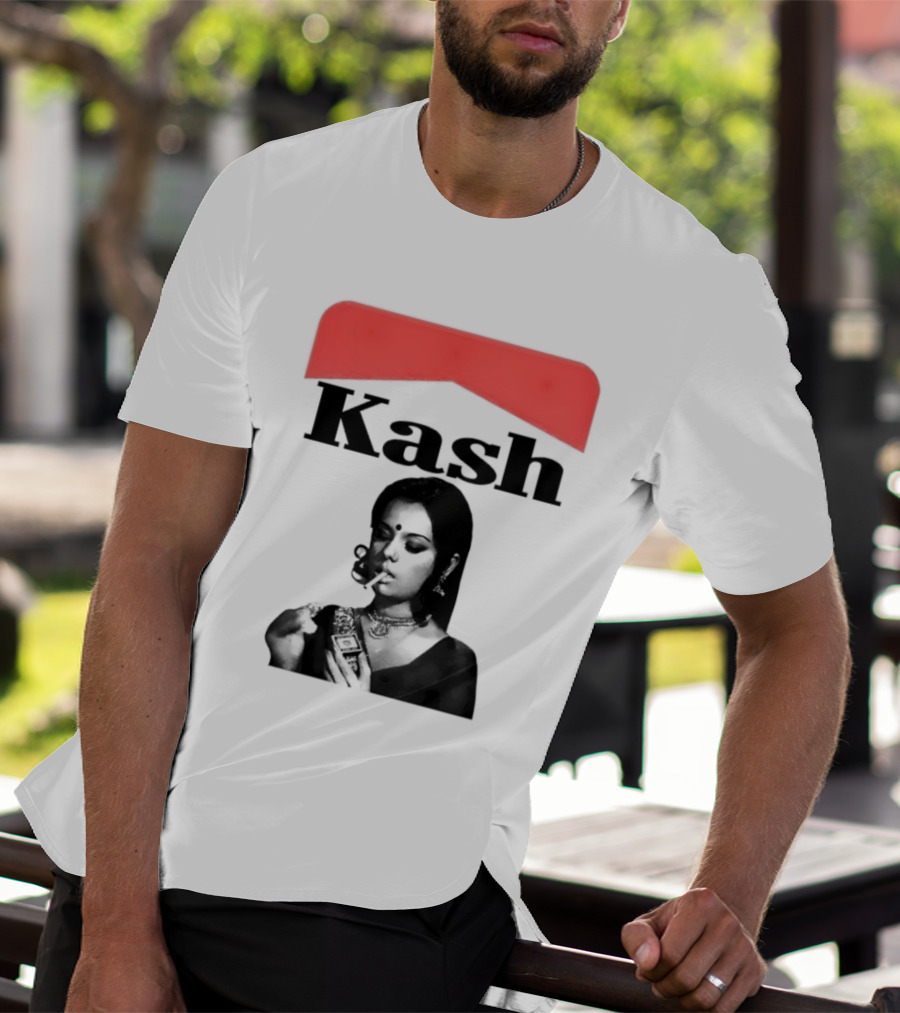 Mumtaz Kash Marlboro Iconic Red Collar T-Shirt