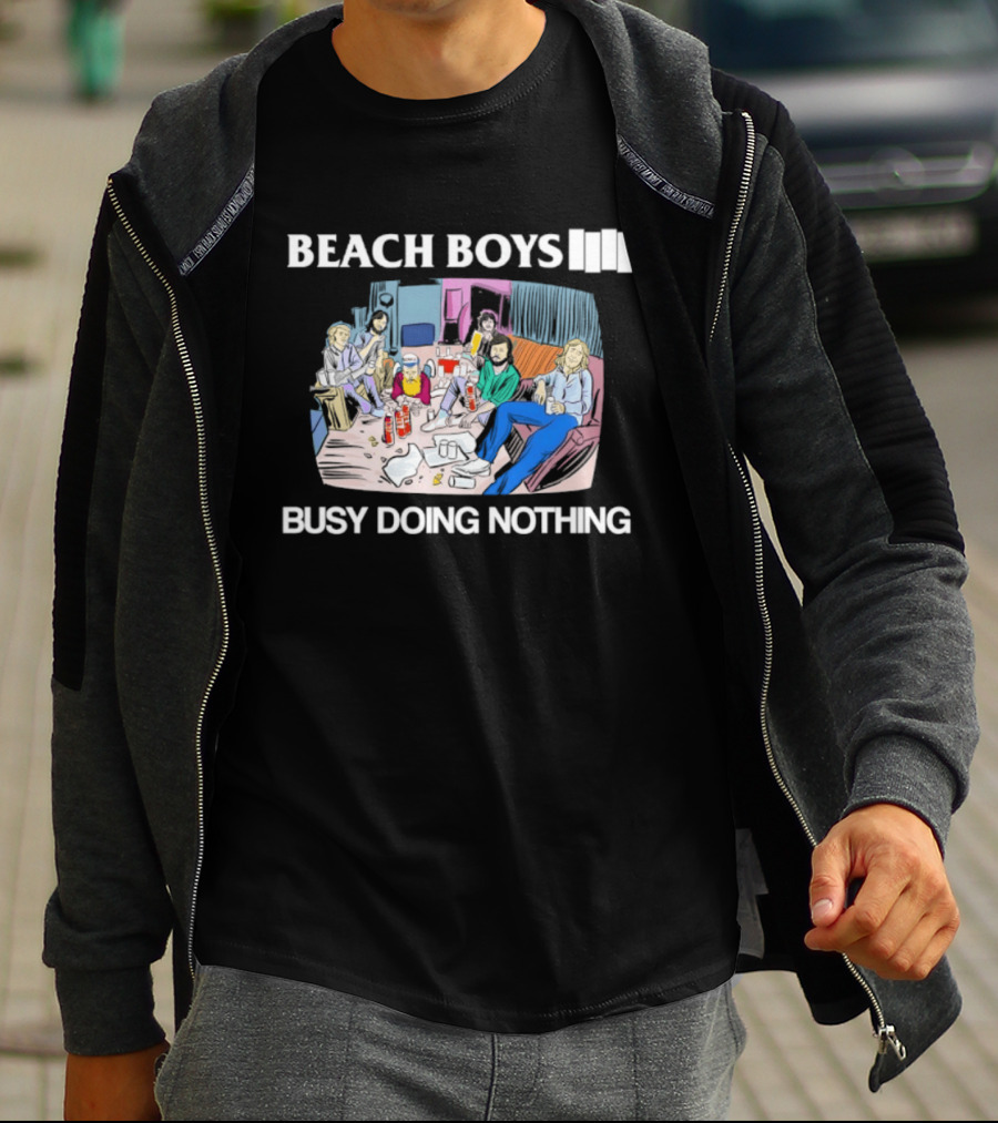 Beach Boys Busy Doing Nothing Brian Wilson Couch Scene T-Shirt