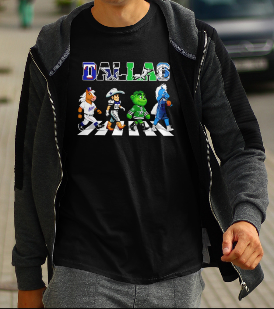 Dallas Rangers Cowboys Stars Mavericks Abbey Road 2026 Season T-Shirt