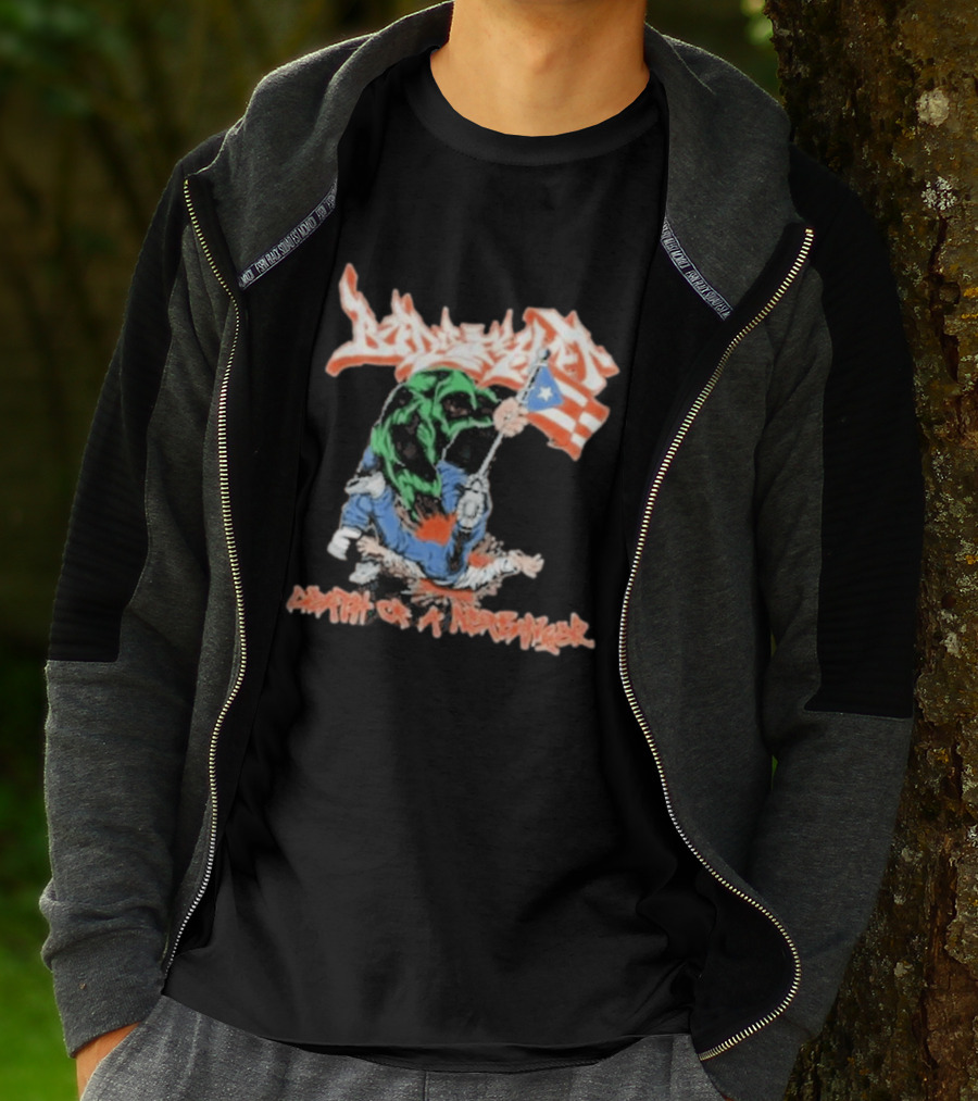 Death Of A Netbanger Puerto Rican Flag Street T-Shirt