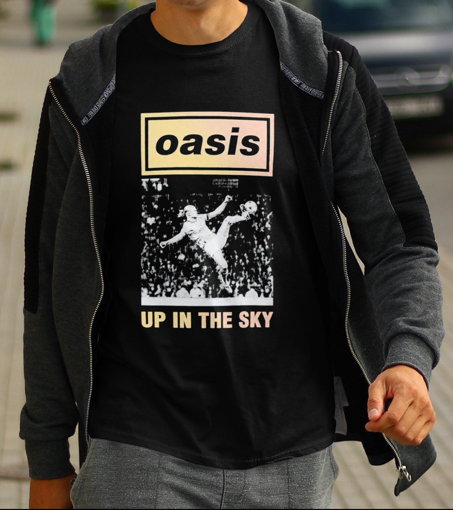 Oasis Up In The Sky Erling Haaland Soccer Kick T-Shirt