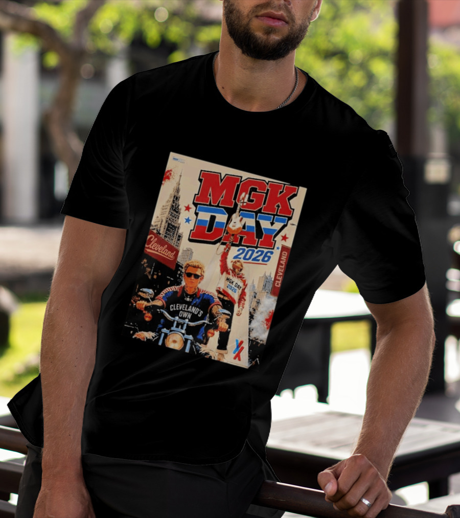 MGK Day 2026 Cleveland Music Event With Cleveland's Own T-Shirt