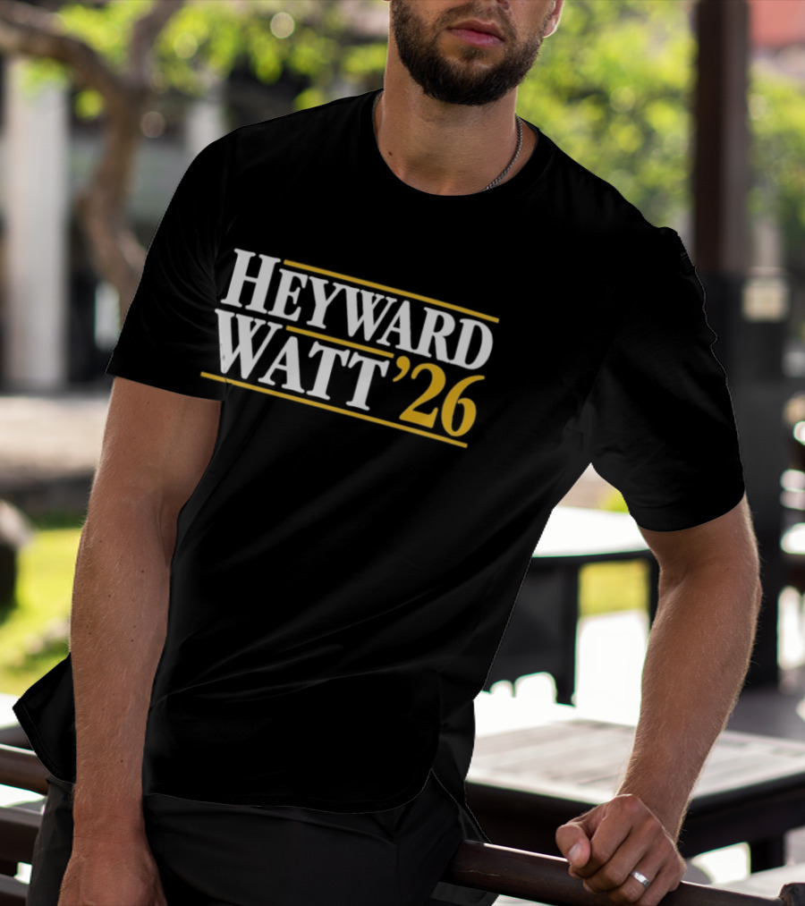 Heyward Watt '26 Pittsburgh Steelers Football Fan Gear T-Shirt