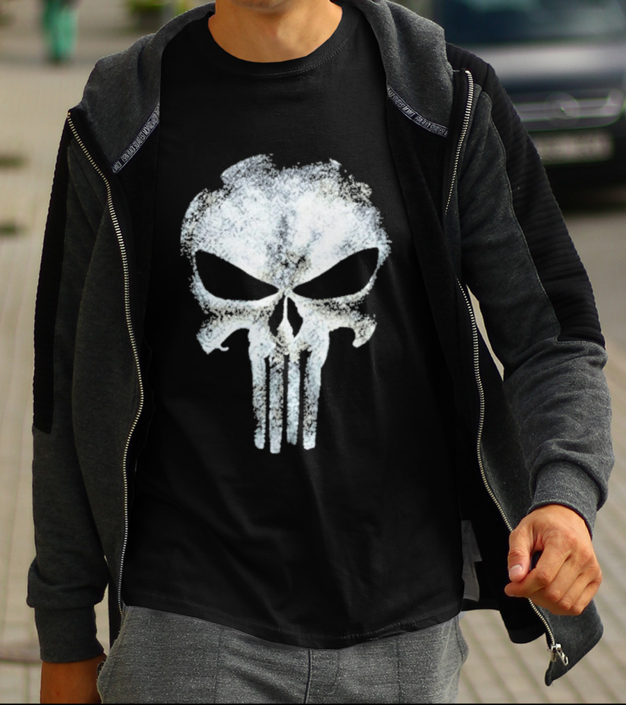 Marvel's Punisher Frank Castle Skull T-Shirt