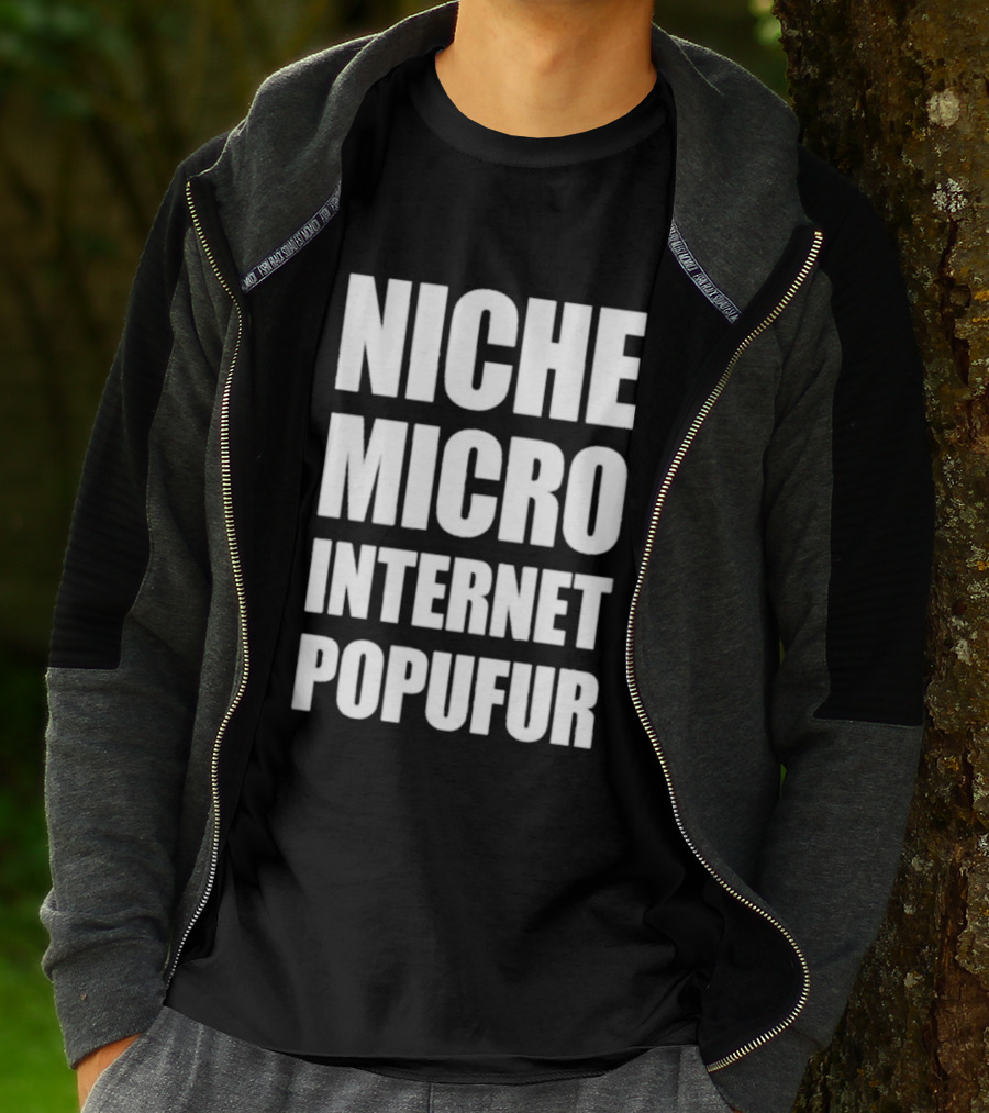 Niche Micro Internet Popufur Trendy Expression T-Shirt